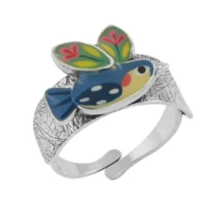 Anillo Pájaro Azul DANS LES NUAGES Taratata*Taratata Bijoux Fashion