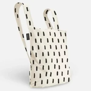 Bolsa Mochila Plegable Blanca Motas Notabag*Verde Doncella Discount