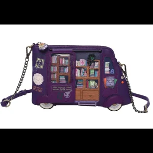 Bolso Bandolera Morado Truck Vendula Travelling Library*Vendula London Discount
