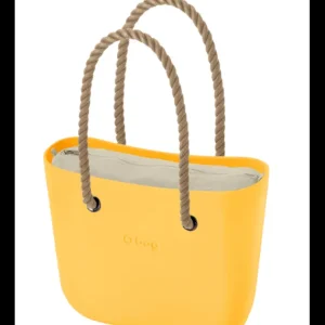 Bolso Compuesto Amarillo Asa Larga Cuerda O Bag*Roka London Fashion