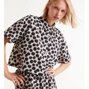 Camisa Short Estampado Lunares*Compañía Fantástica Online