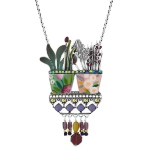 Collar Colgante Largo Macetas Ciboulette Taratata*Taratata Bijoux Outlet