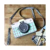 Bolso Mini Cámara de Fotos Verde/Rosa*Disaster Designs Hot