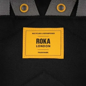 Mochila Amarilla Canfield B Nylon Reciclado All Black Corn*Roka London New