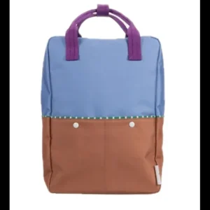 Mochila Grande Bicolor Azul*Sticky Lemon Fashion