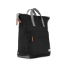 Mochila Negra Bantry B Nylon Reciclado Black*Roka London New