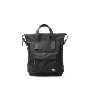 Mochila Negra Bantry B Nylon Reciclado All Black*Roka London New