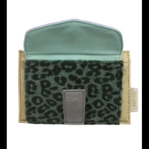 Monedero- Tarjetero Lila Animal Print*Disaster Designs Clearance