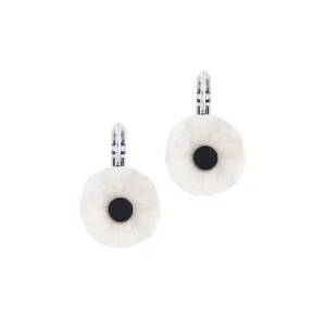 Pendientes Flor Blanca Mambo Couleur Argent Blanc Taratata*Taratata Bijoux Discount