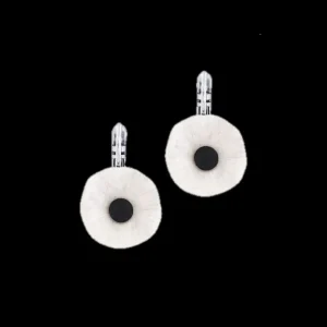 Pendientes Flor Blanca Mambo Couleur Argent Blanc Taratata*Taratata Bijoux Discount