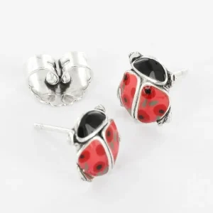 Pendientes Pegados Mariquitinas Rojas Fantasie Taratata*Taratata Bijoux Hot