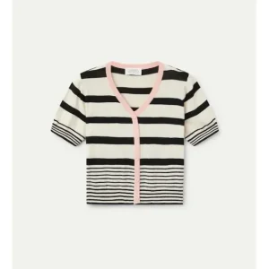 Top Punto Botones Estampado Rayas*Compañía Fantástica Fashion